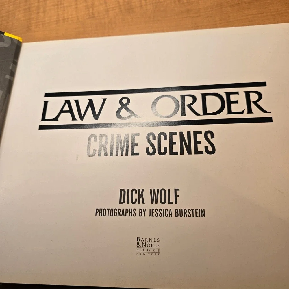 Law & Order Crime Scenes Book by Dick Wolf 2003‎ First Edition